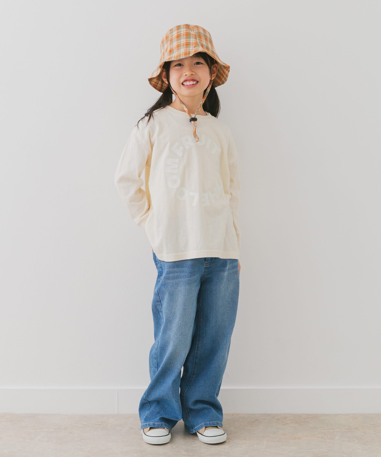 URBAN RESEARCH DOORS「『別注』FRUIT OF THE LOOM&times;DOORS　サークルロゴ長袖Tシャツ(KIDS)」|その他|