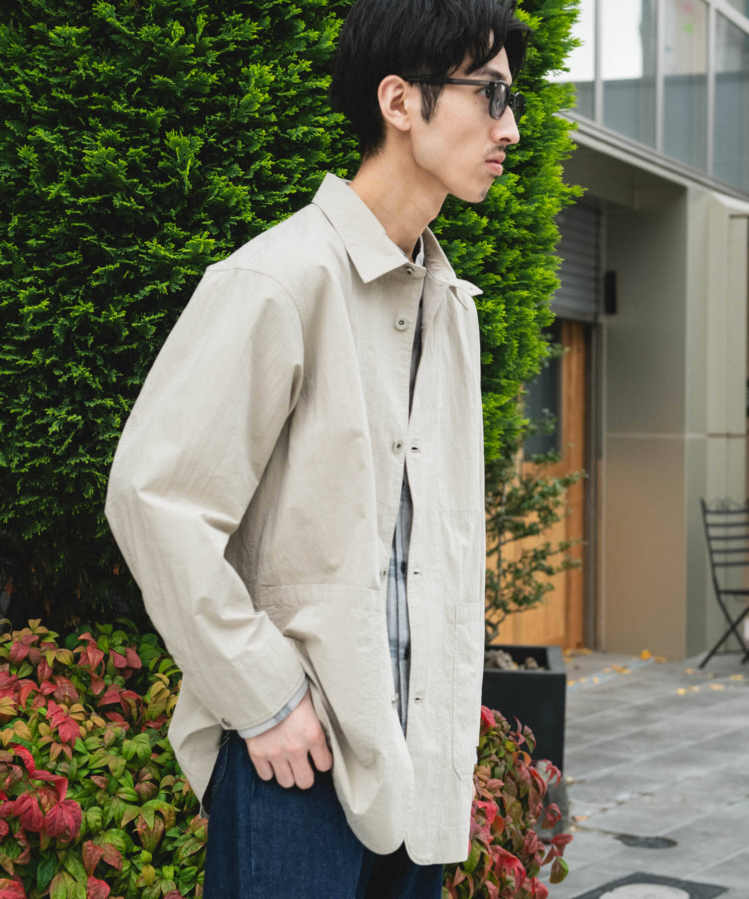 URBAN RESEARCH DOORS「バイオウォッシュ カバーオール ミドルジャケット」|その他|