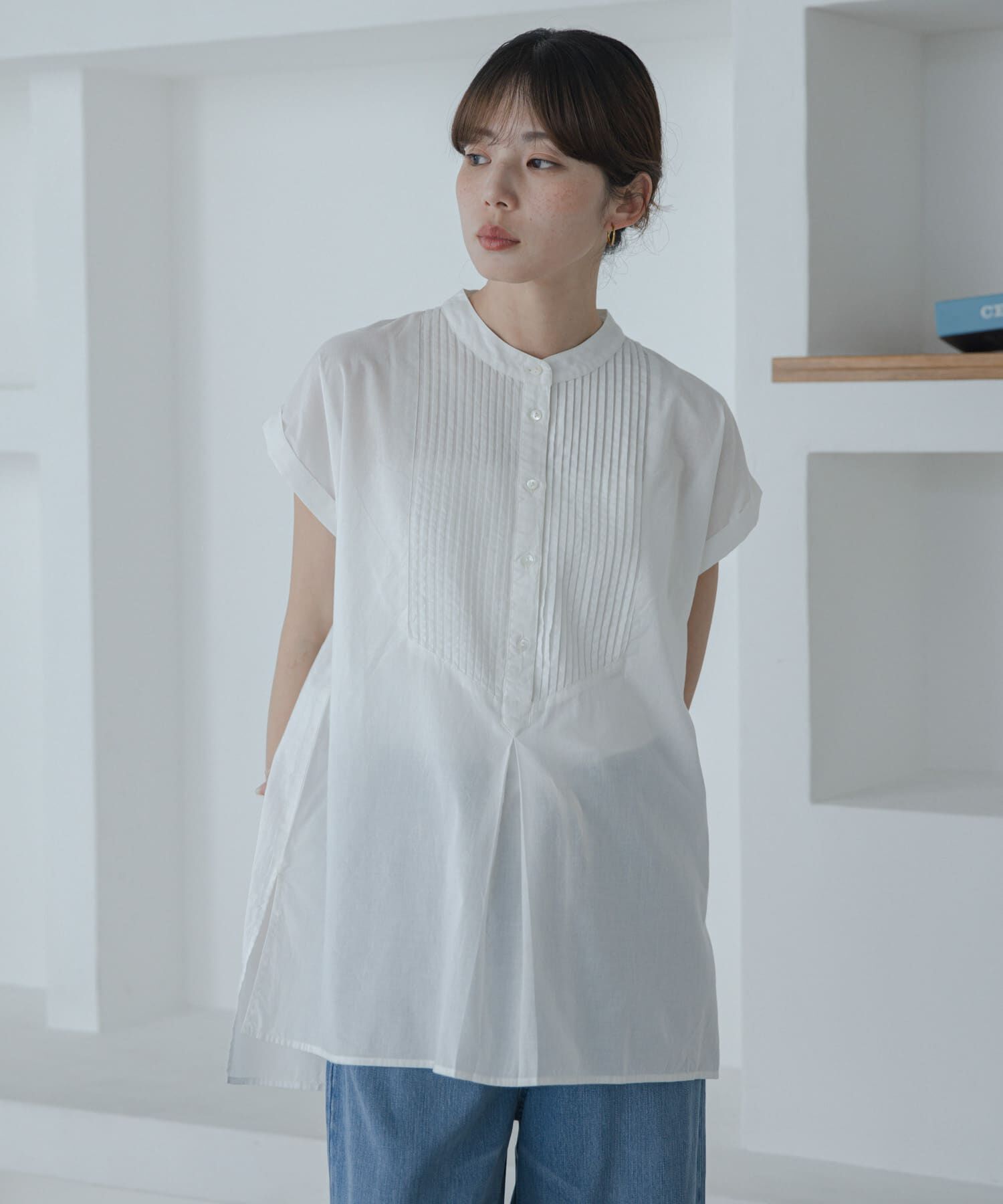 Sonny Label 「エアリーコットンピンタックドレスシャツ」|シャツ・ブラウス|