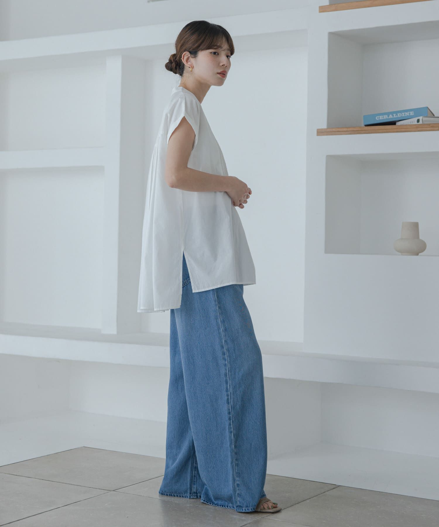 Sonny Label 「エアリーコットンピンタックドレスシャツ」|シャツ・ブラウス|