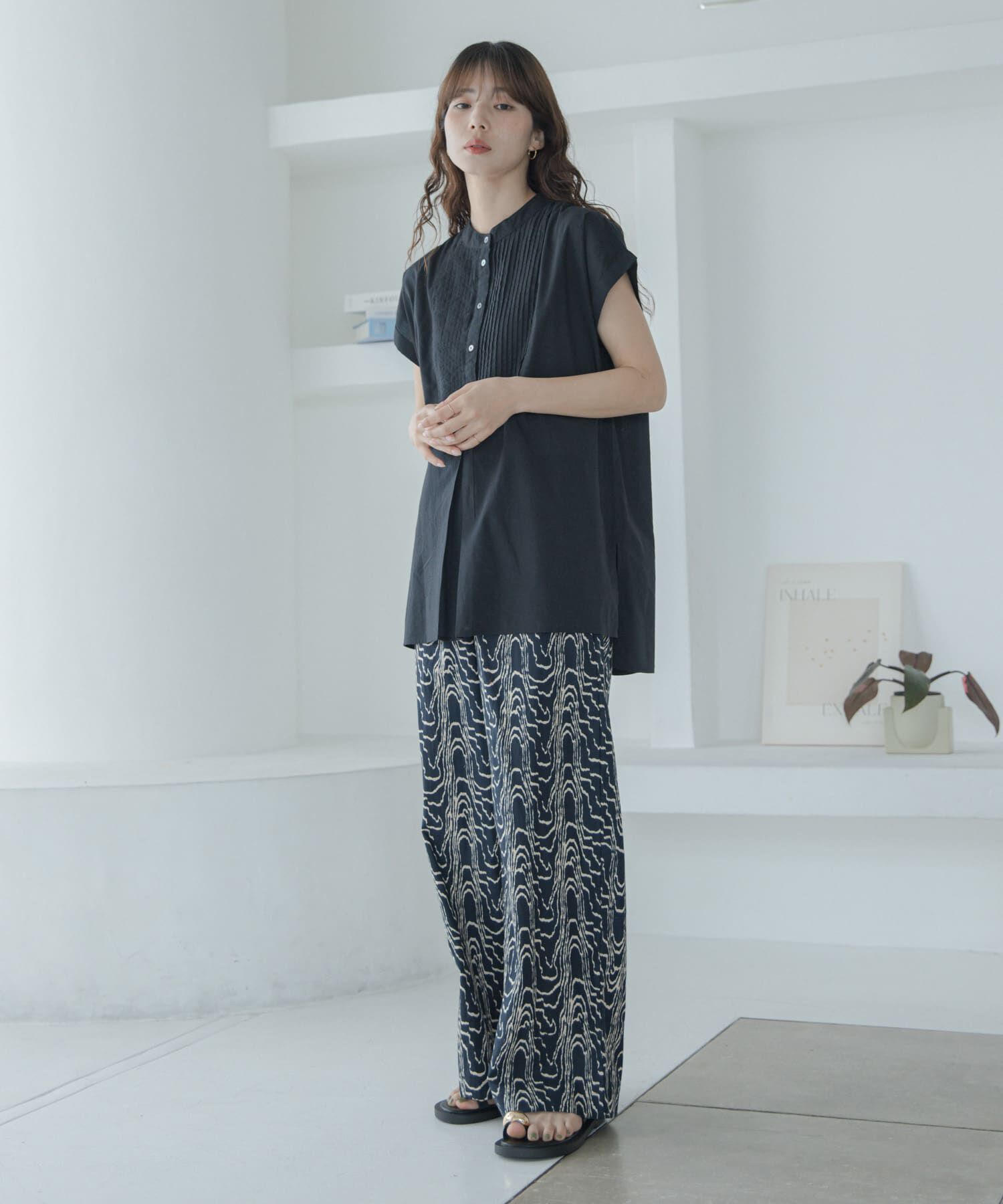 Sonny Label 「エアリーコットンピンタックドレスシャツ」|シャツ・ブラウス|