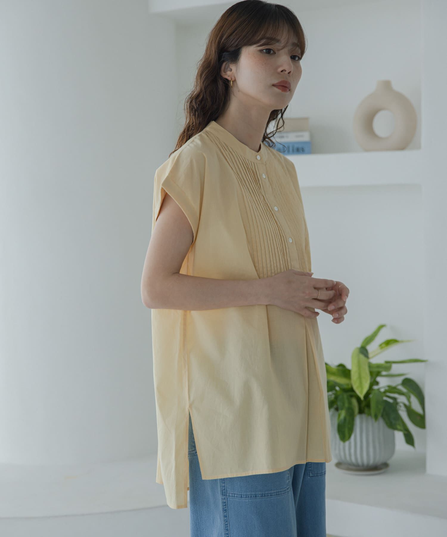 Sonny Label 「エアリーコットンピンタックドレスシャツ」|シャツ・ブラウス|