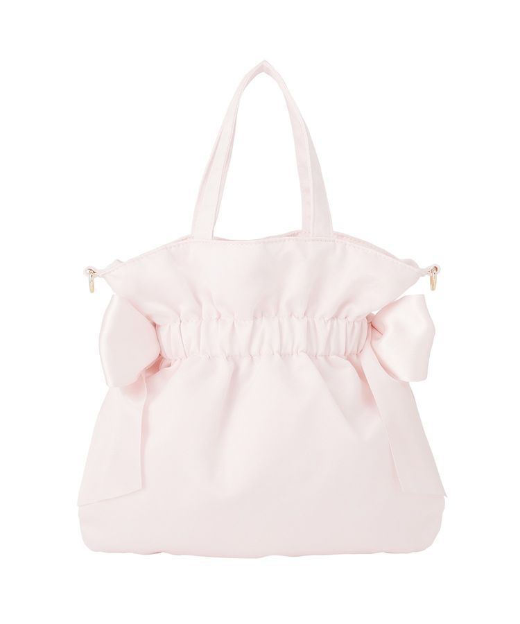 Maison de FLEUR「【2Way】ダブルリボン2Wayトートバッグ」|トートバッグ|