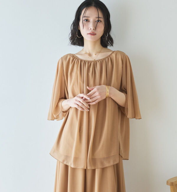 Doux archives「エスパンディギャザーブラウス」|シャツ・ブラウス|CAMEL