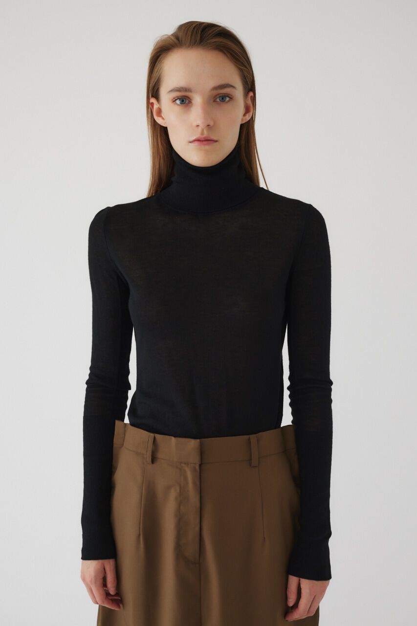 RIM.ARK 「High gauge fit knit」|ニット・セーター|BLK