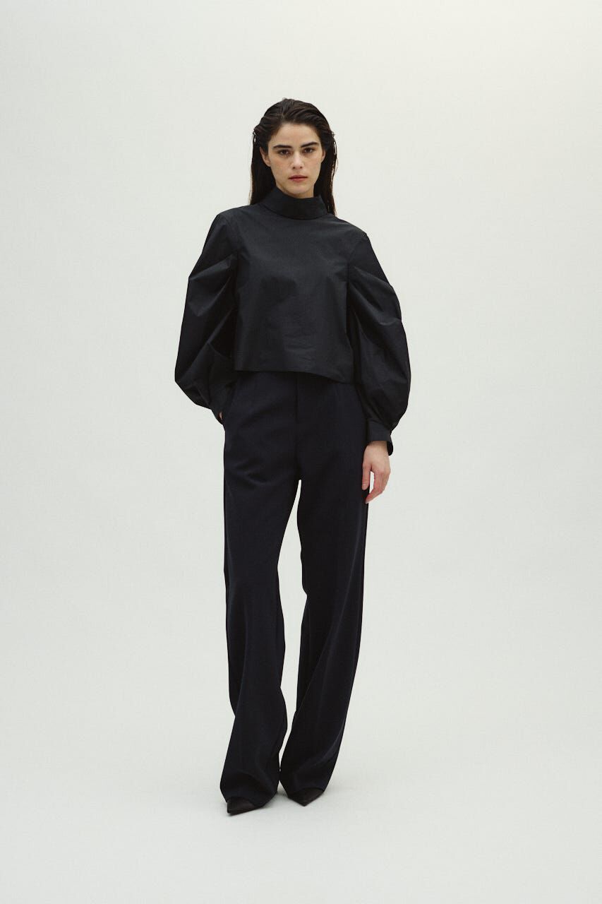 RIM.ARK 「Folded neck tuck blouse」|シャツ・ブラウス|