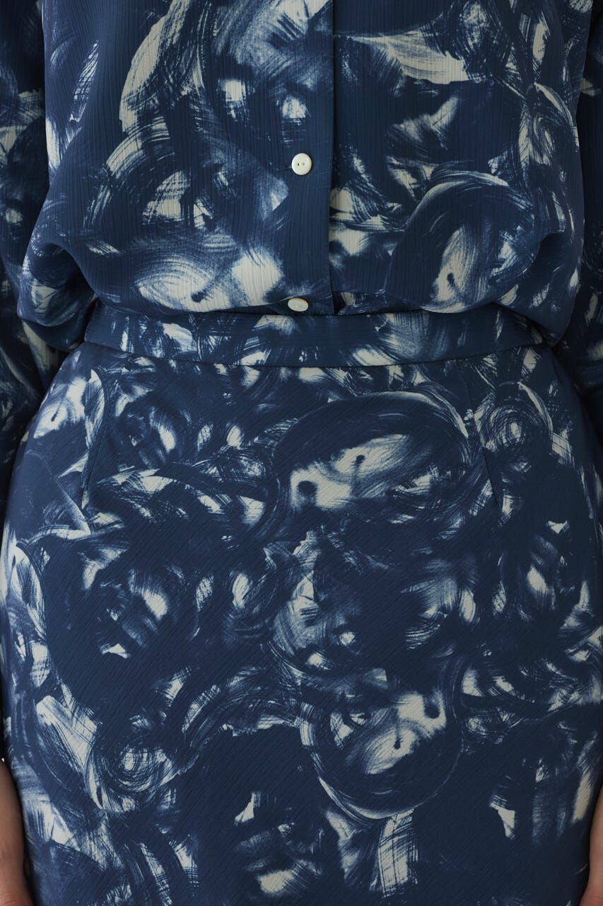 RIM.ARK 「Air turbulence painting skirt」|スカート|