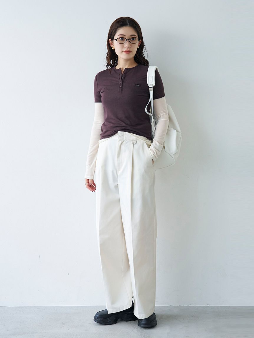emmi atelier「レイヤードカットソー」|Tシャツ・カットソー|