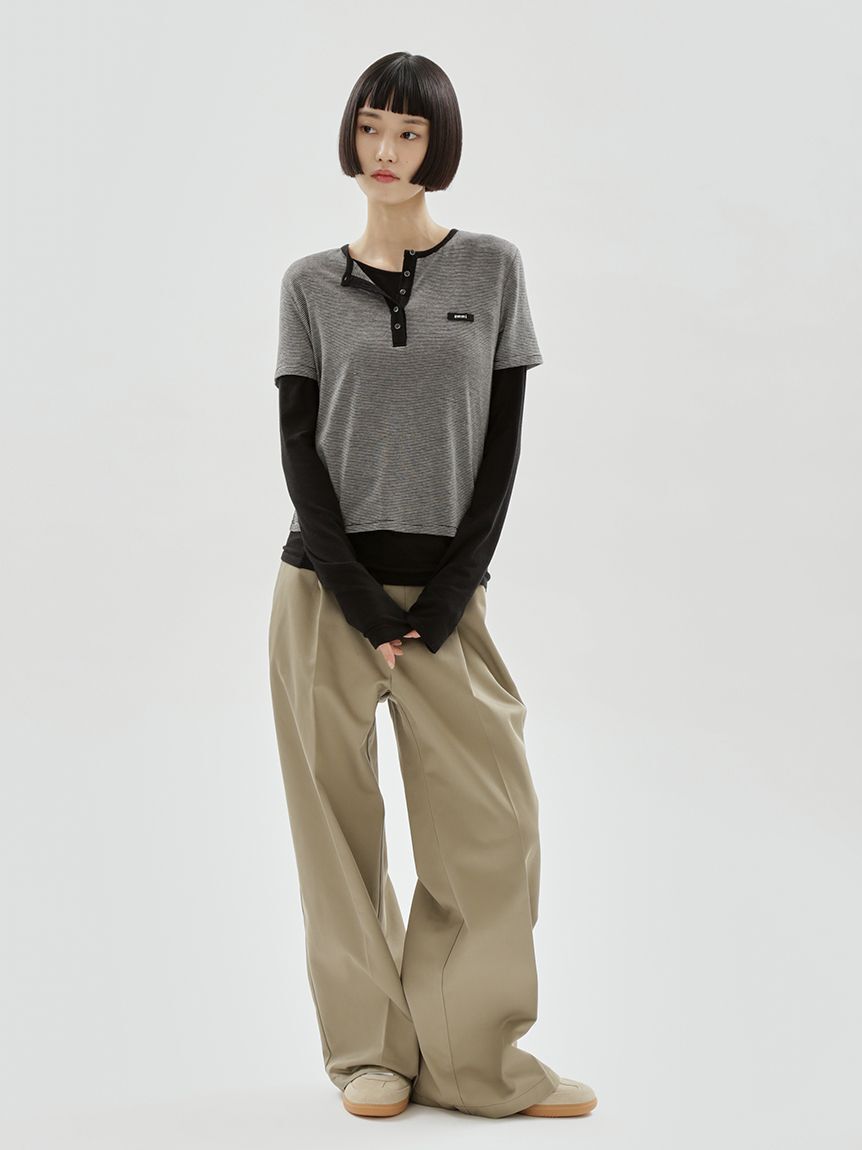 emmi atelier「レイヤードカットソー」|Tシャツ・カットソー|