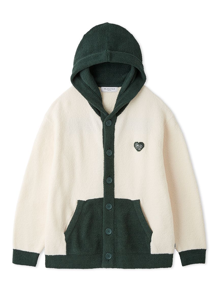 GELATO PIQUE HOMME「【HOMME】エアリーモコカレッジパーカ」|カーディガン|GRN