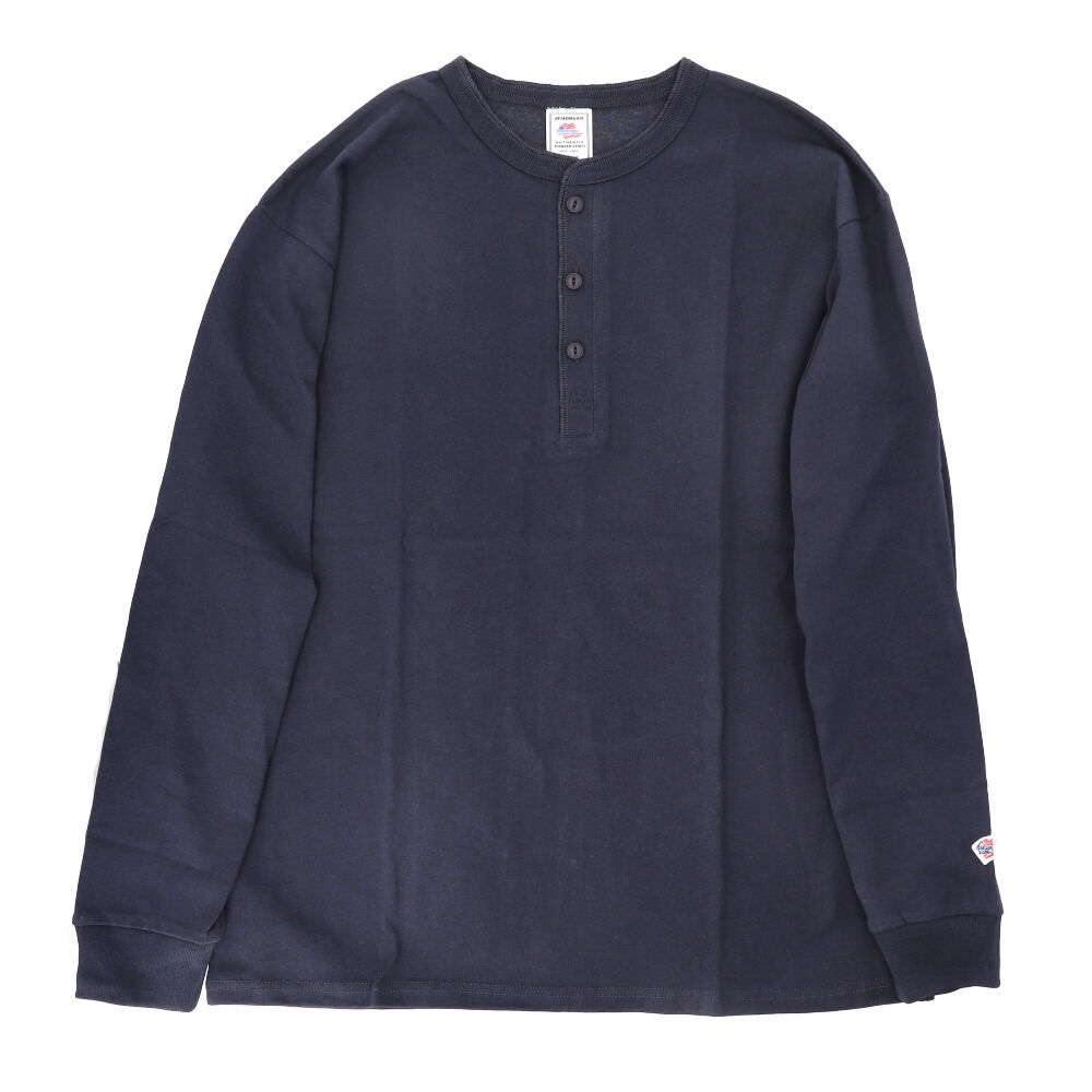 BACKYARD FAMILY「JEMORGAN ヘンリー JE111-52S ジェーイーモーガン 通販 長袖Tシャツ ロンT」|Tシャツ・カットソー|ブルー1