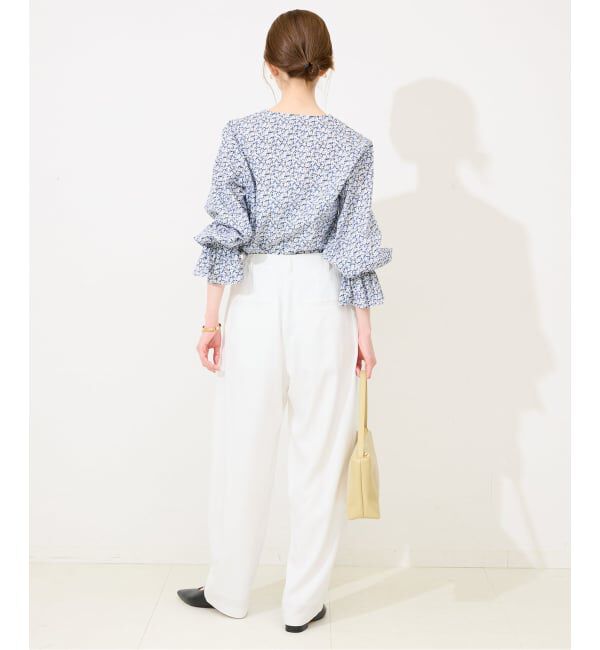 SLOBE IENA「《3サイズ展開》ワンタックバレルスラックス」|スラックス|