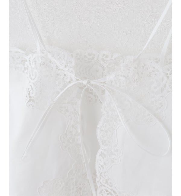 IENA「Heriter/エリテ bobbin lace pants camisole キャミソール H0-00-3072」|キャミソール|