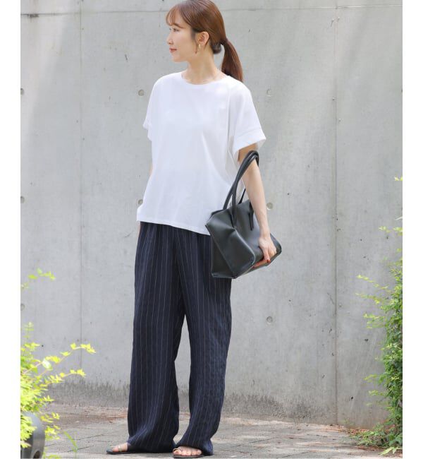 JOURNAL STANDARD relume「《追加2》オーガニックコットン汗染み防止2WAY TEE」|Tシャツ・カットソー|