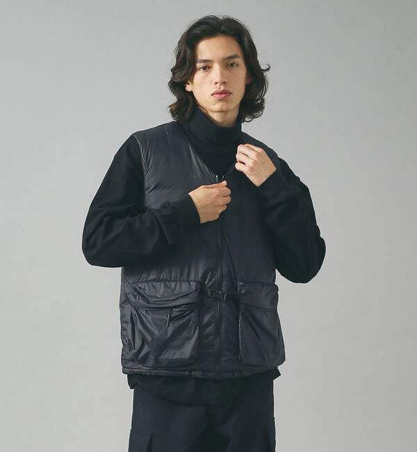 ABAHOUSE「【WEB限定】TAION RIVERSIBLE DOWN VEST【UNISEX」|ダウン|ブラック