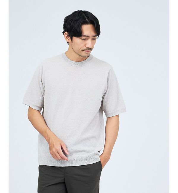 ABAHOUSE「ブークレー 半袖Tシャツ【予約】」|Tシャツ・カットソー|ライトグレー