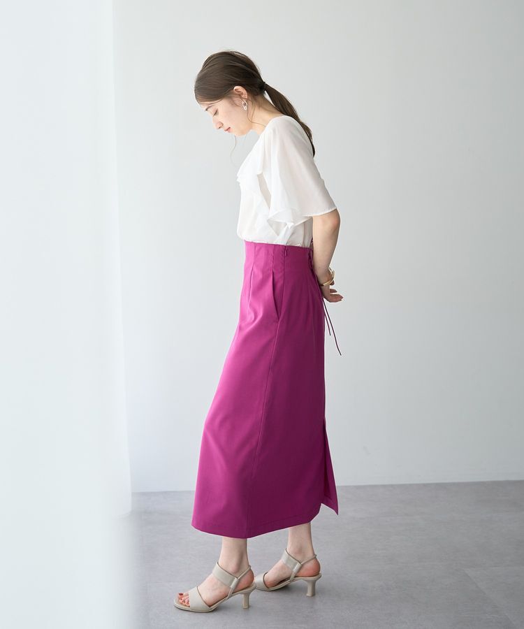 YECCA VECCA「ラッフルシアーブラウス」|シャツ・ブラウス|