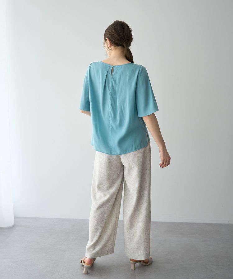YECCA VECCA「ラッフルシアーブラウス」|シャツ・ブラウス|