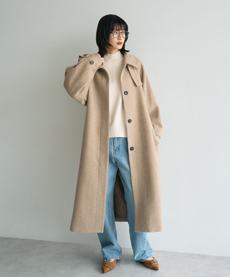 YECCA VECCA「ルーズストレートデニムパンツ」|デニム|