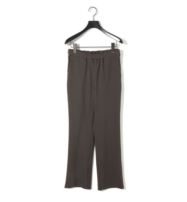 MIDIUMISOLID「MIDIUMISOLID for Ladies リブフィットストレートパンツ」|その他|グレー