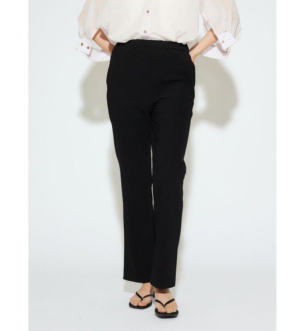 MIDIUMISOLID「MIDIUMISOLID for Ladies リブフィットストレートパンツ」|その他|