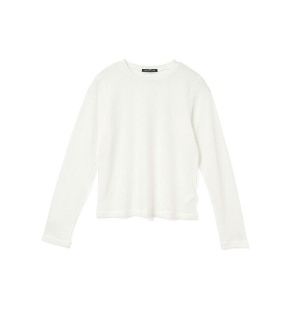 mizuiro ind「mizuiro ind レースジャカードプルオーバー」|Tシャツ・カットソー|