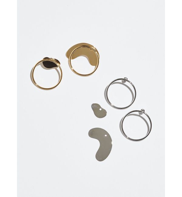ELENDEEK「CIRCLE 2WAY PIERCE」|ピアス|