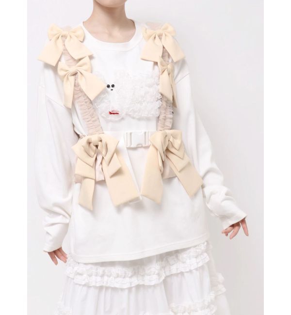 merry jenny「Tulle ribbon harness」|サスペンダー|