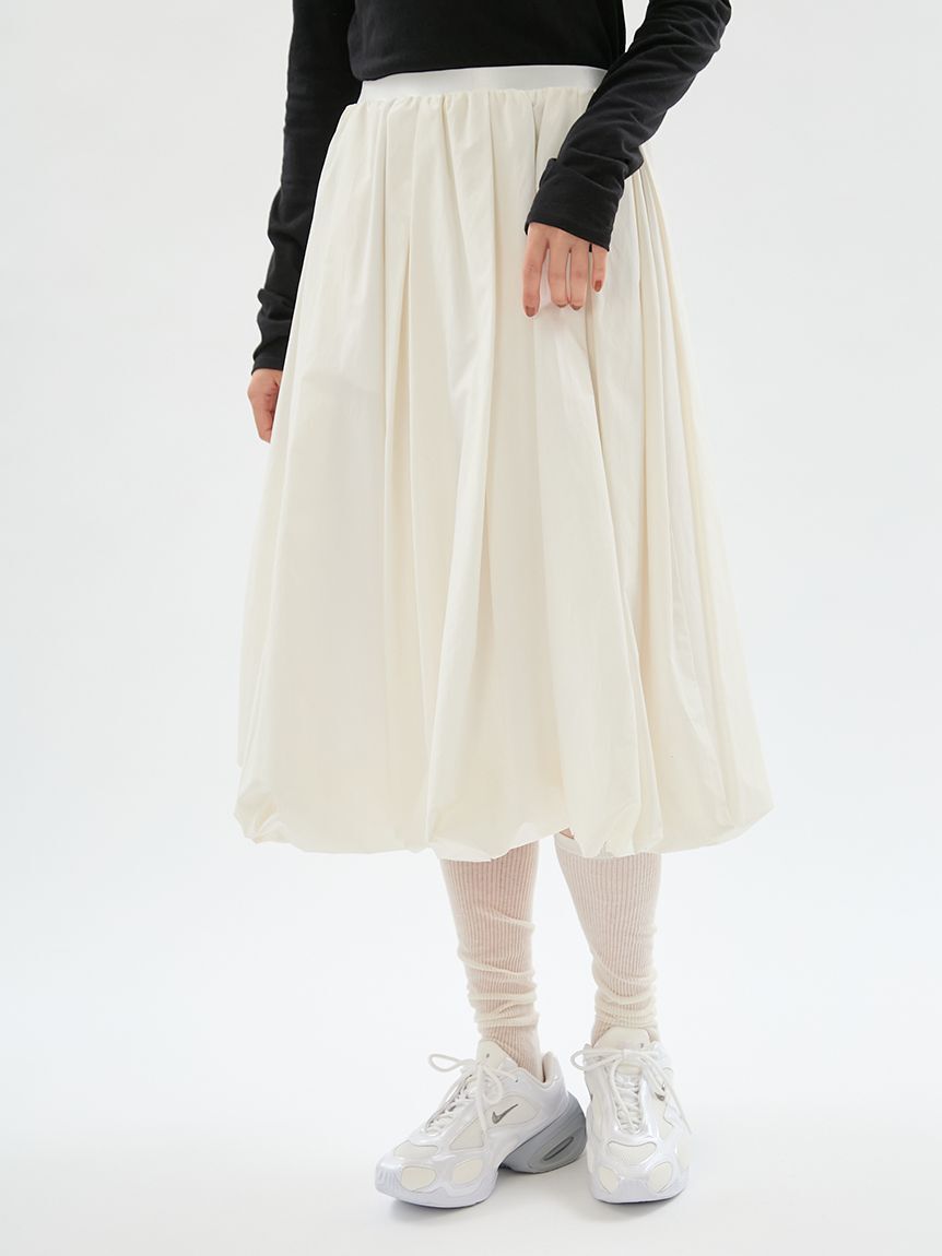 emmi atelier「ミモレ丈バルーンスカート」|スカート|