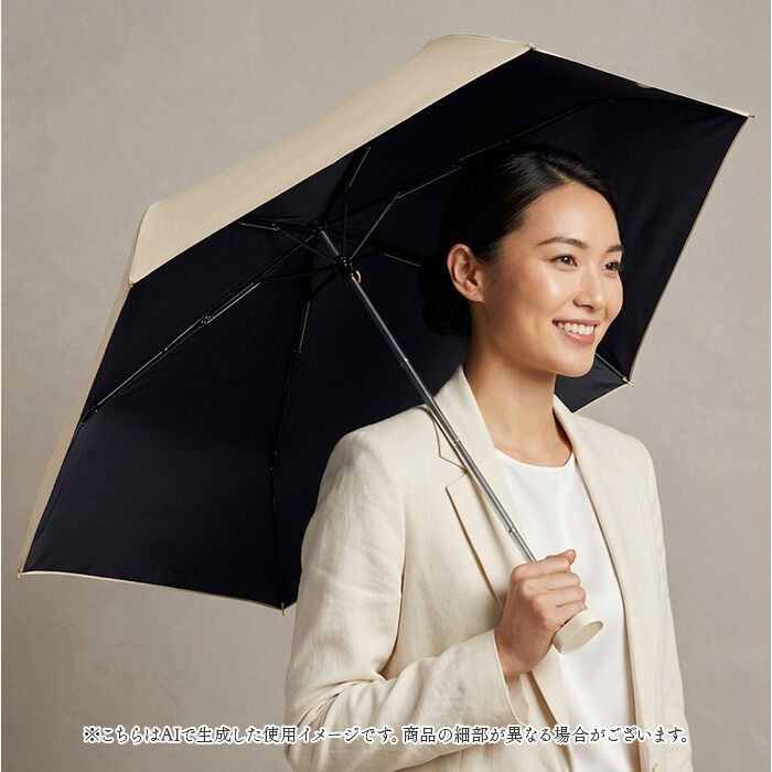 BACKYARD FAMILY「because ビコーズ 日傘 通販 晴雨兼用傘 折りたたみ傘 折り畳み傘 完全遮光 遮熱 遮光」|傘|