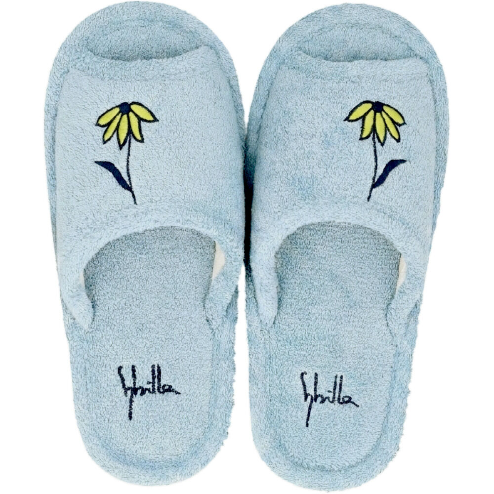 BACKYARD FAMILY「sybilla シビラ スリッパ レジェンダ 通販 トイレスリッパ 前開きスリッパ 前あきスリッパ」|ルームシューズ|ブルー1