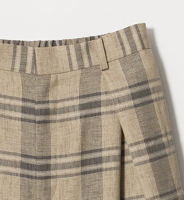 UNITED ARROWS「チェック イージー ワイドパンツ ‐ウォッシャブル‐」|その他|