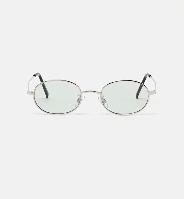 UNITED ARROWS green label relaxing「GLR オーバル メタルフレーム ファッション用グラス」|メガネ|