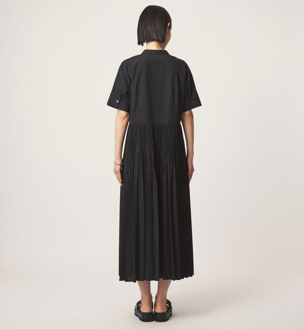 size SHORT/TALLあり］ワッシャー プリーツ ショートスリーブ
