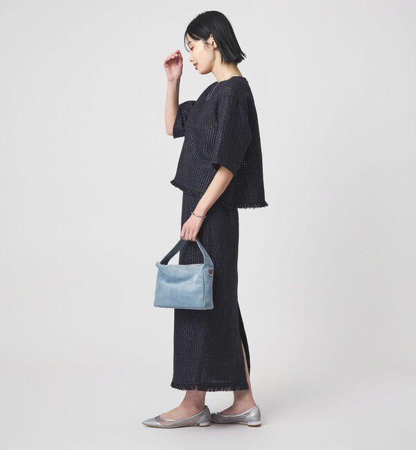 UNITED ARROWS green label relaxing「ラティス ツイードライク プルオーバー」|シャツ・ブラウス|