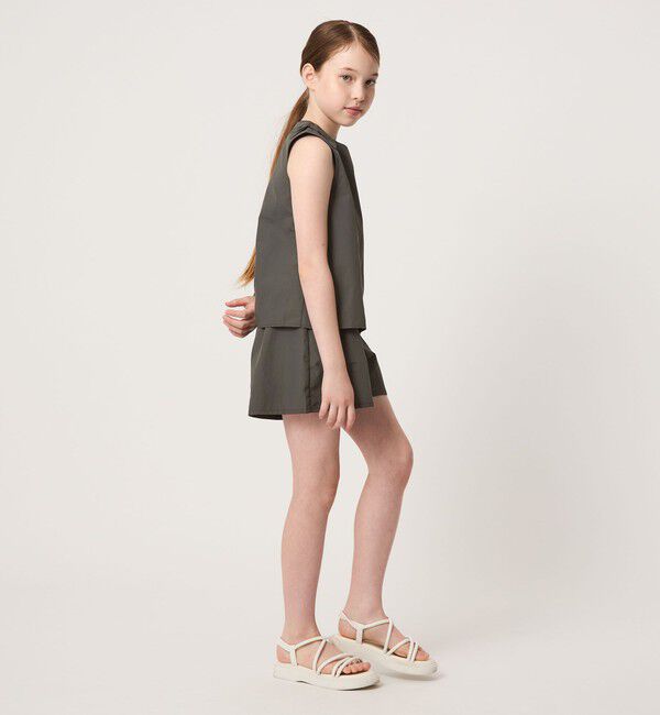 UNITED ARROWS green label relaxing「【スタメンシリーズ】タッサー リボン デザイン セット アップ / キッズ 100cm-160cm」|ワンピース|