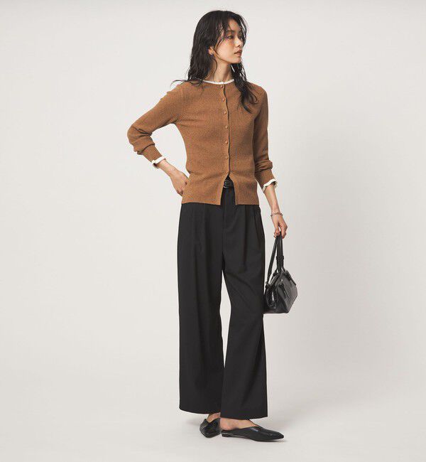 UNITED ARROWS green label relaxing「ハイショク リブ ニット カーディガン」|カーディガン|