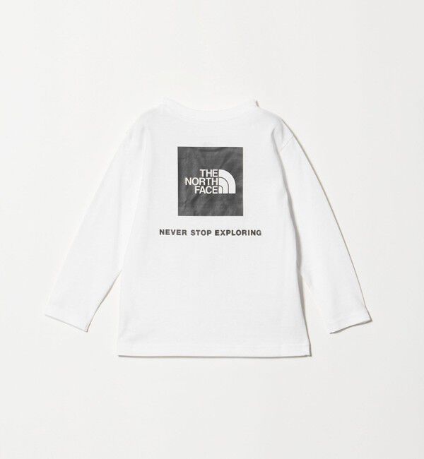 UNITED ARROWS green label relaxing「【WEB限定】＜THE NORTH FACE＞ スクエアロゴ ロングスリーブ Tシャツ / キッズ 110cm-120cm」|Tシャツ・カットソー|