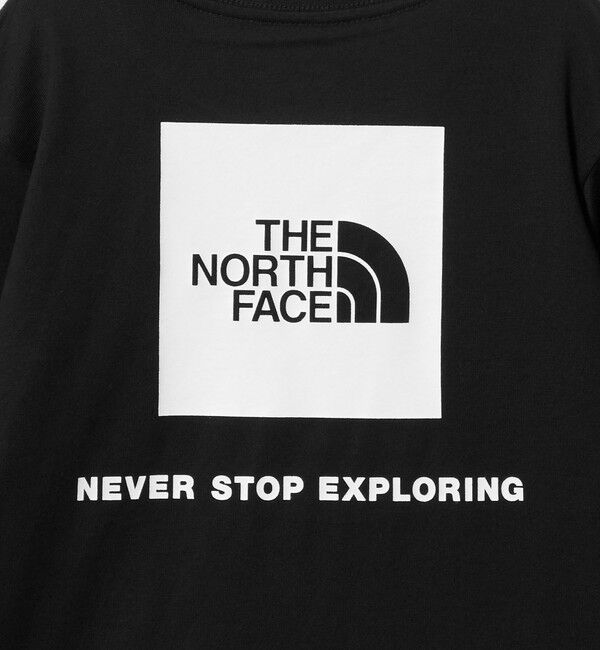 UNITED ARROWS green label relaxing「【WEB限定】＜THE NORTH FACE＞ スクエアロゴ ロングスリーブ Tシャツ / キッズ 110cm-120cm」|Tシャツ・カットソー|