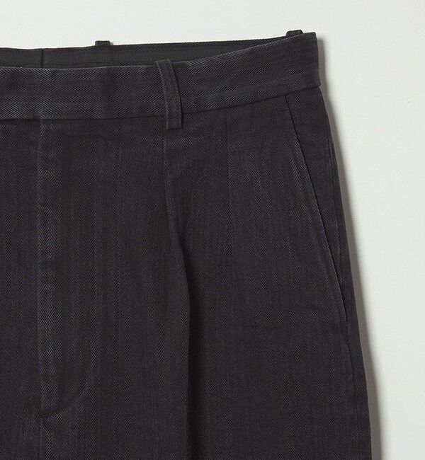 STEVEN ALAN「＜Steven Alan＞ ヘリンボーン イン ツープリーツ ドレス トラウザーズII」|スラックス|