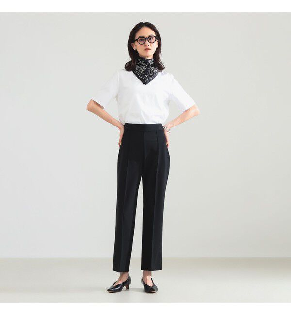 Demi-Luxe BEAMS 「スムース ハーフスリーブ Tシャツ」|Tシャツ・カットソー|