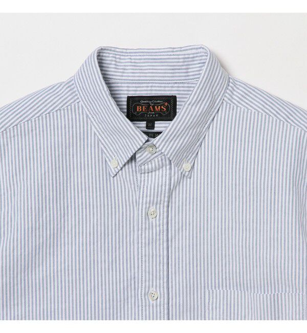 BEAMS PLUS「B.D. Short Sleeve Candy Stripe」|シャツ・ブラウス|