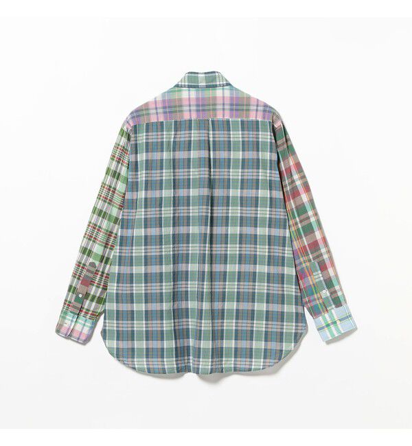 BEAMS PLUS「B.D. Classic-fit Madras Panel」|シャツ・ブラウス|