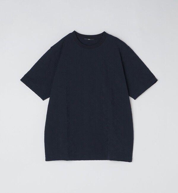 SHIPS「SHIPS: リンクス ジャカード リーフ柄 Tシャツ」|Tシャツ・カットソー|