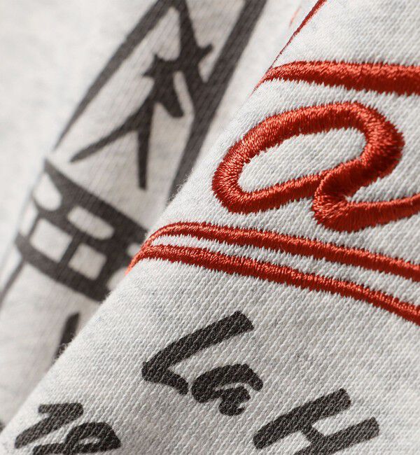 SHIPS any「《予約》【SHIPS any別注】La Hutte:〈洗濯機可能〉襟付き ロゴ プリント スウェット」|スウェット・ジャージ|