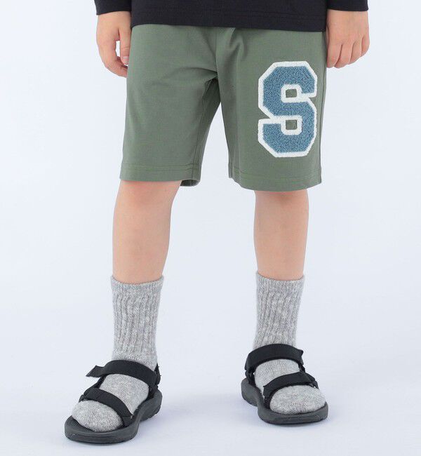 SHIPS KIDS「SHIPS KIDS:100～130cm /〈UVカット/接触冷感〉ワッペンプリント ショーツ」|その他|