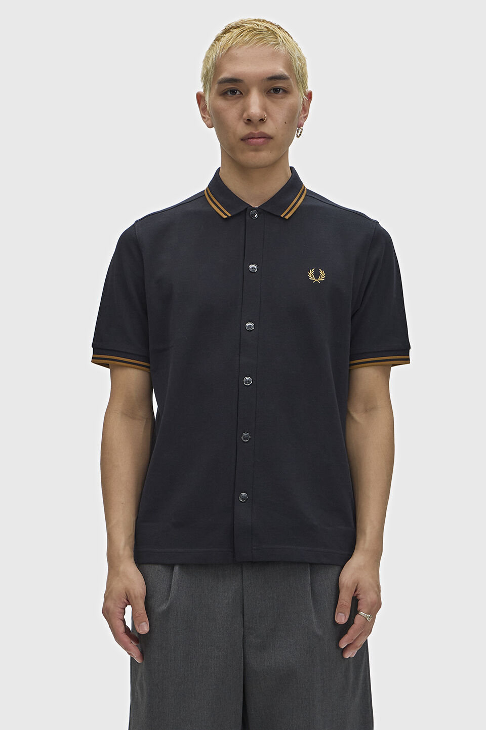 FRED PERRY 「Button Through Polo Shirt／ボタンスルーポロシャツ」|シャツ・ブラウス|