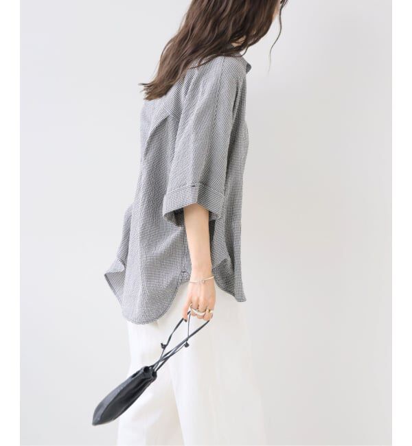 OUTDOOR PRODUCTS Usual Things「ギンガムチェックドルマンシャツ」|シャツ・ブラウス|
