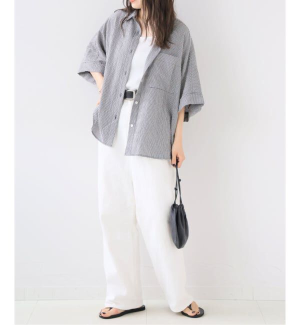 OUTDOOR PRODUCTS Usual Things「ギンガムチェックドルマンシャツ」|シャツ・ブラウス|