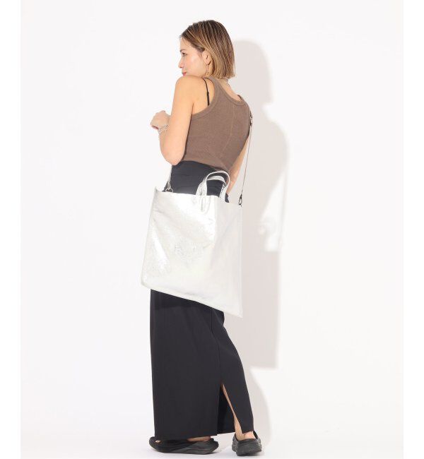  「【blancle/ ブランクレ】M.LEATHER FLAT TOTE」|トートバッグ|